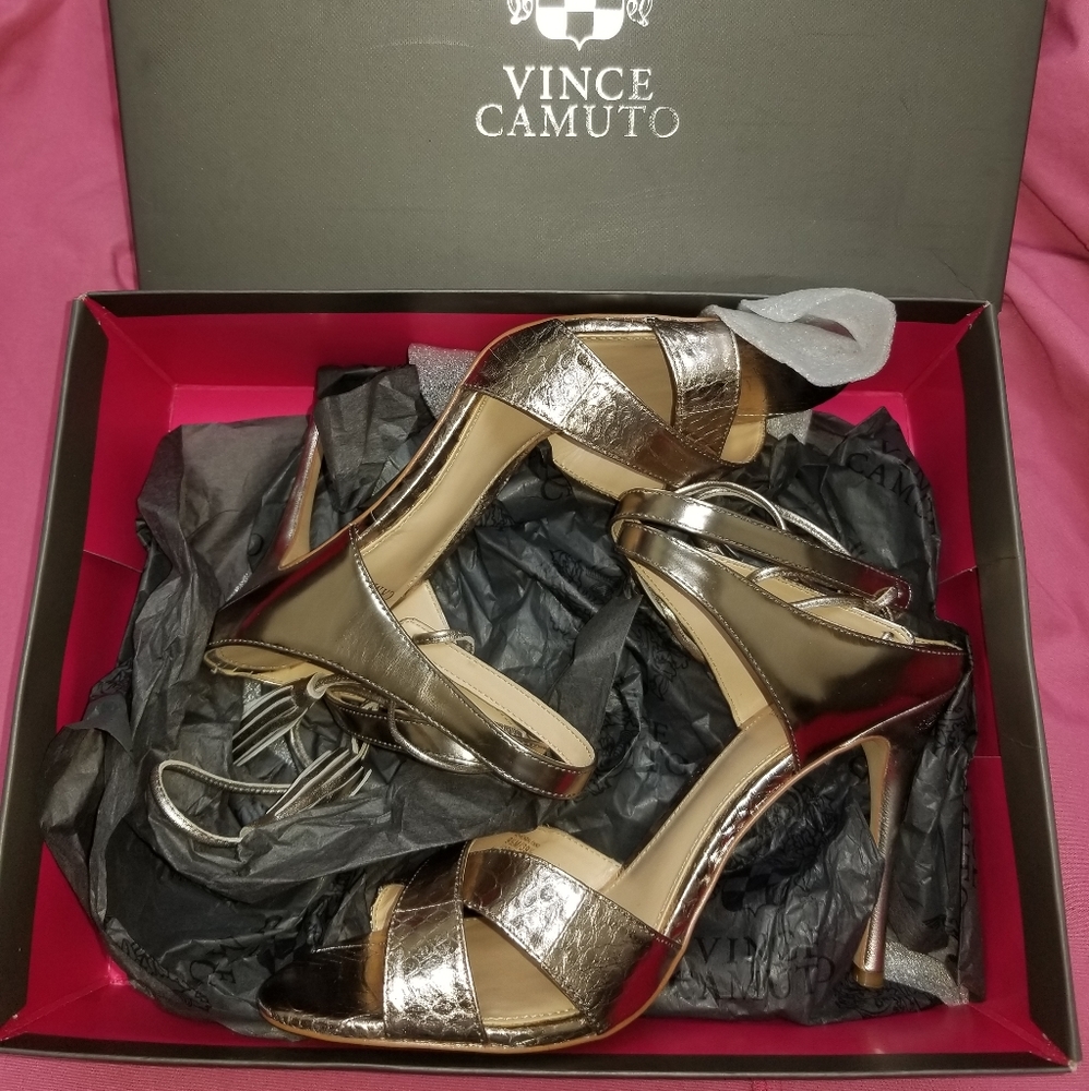 Vince Camuto tassel tie heels